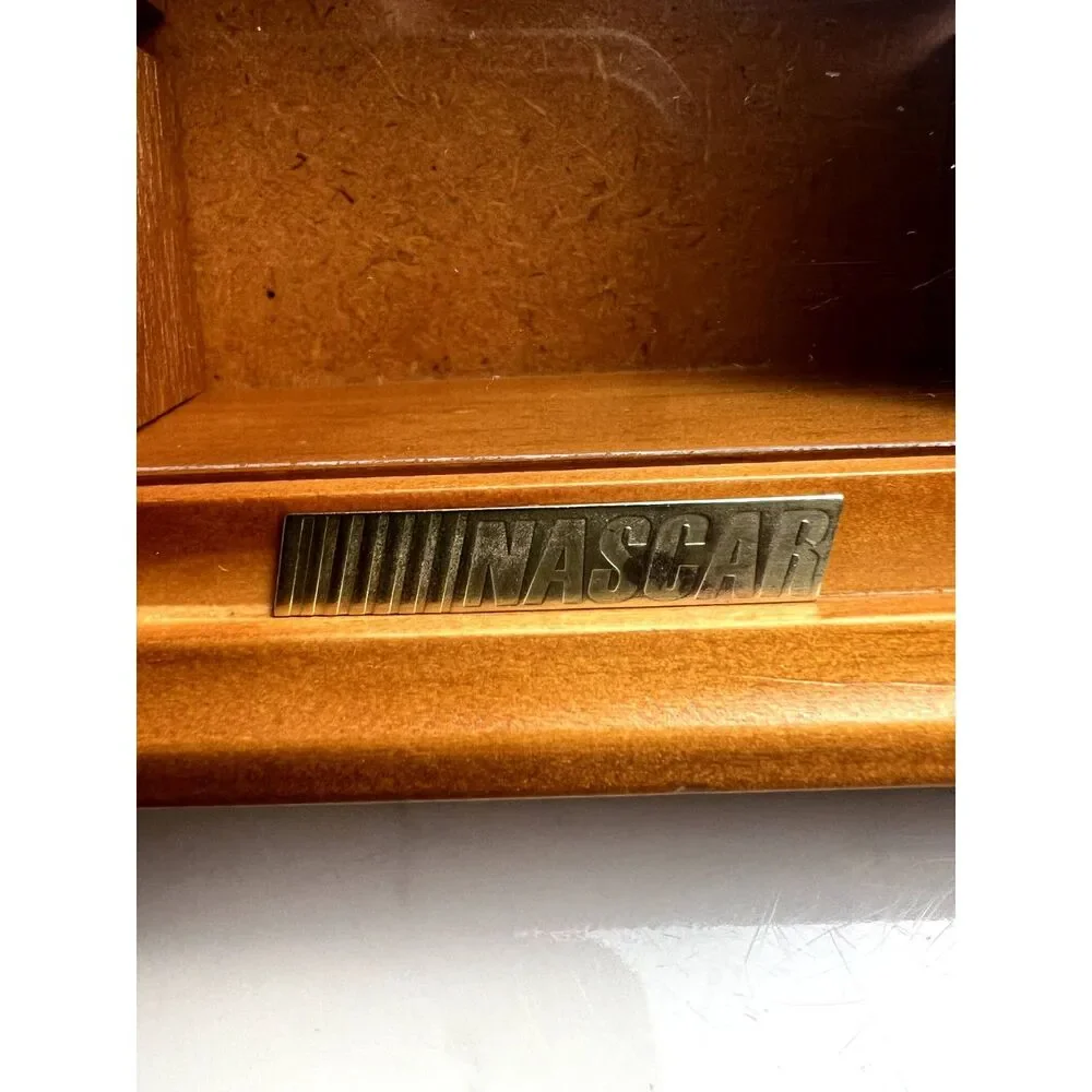 SOLID WOOD NASCAR 12 DIECAST CAR DISPLAY CASE - WALL MOUNT for Collectors: Used